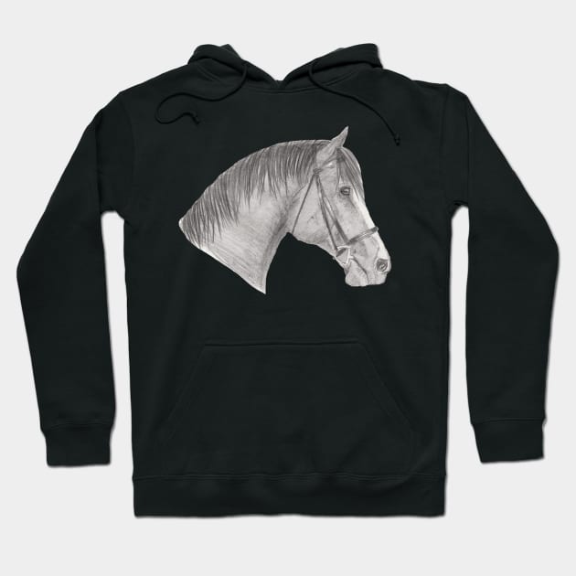 Bridled Horse Hoodie by Shyflyer